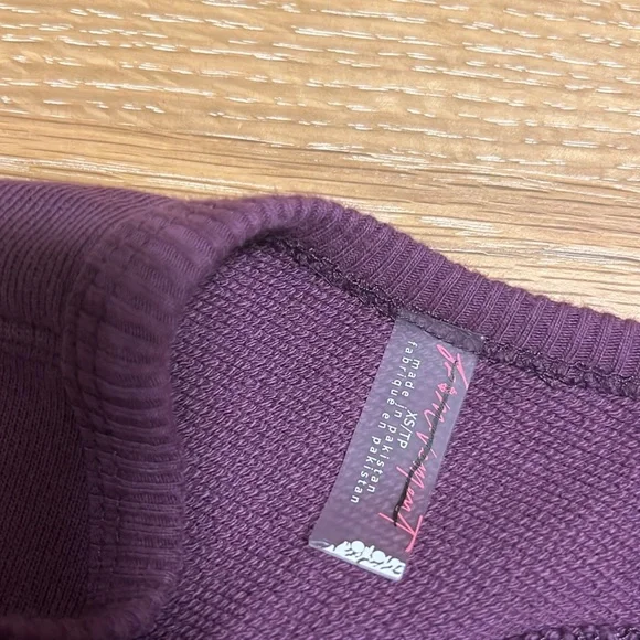 Free people By FP movement women romper Jumpsuit size XS deep purple NWOT - Picture 14 of 16